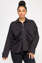 Made in Turkey Black Twist Shirt